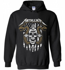 Metallica Snake Skull New Orleans Pelicans Logo Hoodie - zezetee Metallica Snake Skull New Orleans Pelicans Logo Hoodie - zezetee