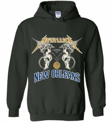 Metallica New Orleans Pelicans Logo Hoodie - zezetee Metallica New Orleans Pelicans Logo Hoodie - zezetee