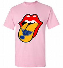 St Louis Blues  x The Rolling Stones Logo Shirt - zezetee St Louis Blues  x The Rolling Stones Logo Shirt - zezetee