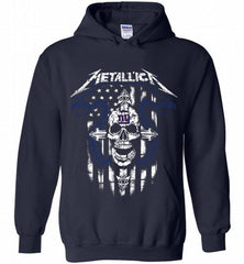 Metallica Snake Skull New York Giants Logo Hoodie - zezetee Metallica Snake Skull New York Giants Logo Hoodie - zezetee