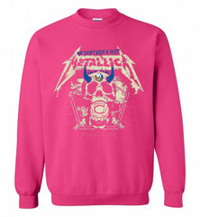 Metallica We Don't Give A Shit New York Islanders Crewneck Sweatshirt - zezetee Metallica We Don't Give A Shit New York Islanders Crewneck Sweatshirt - zezetee