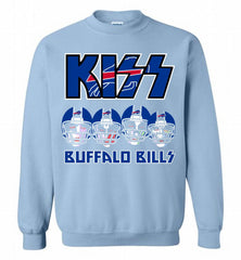 Kiss Buffalo Bills Logo Crewneck Sweatshirt - zezetee Kiss Buffalo Bills Logo Crewneck Sweatshirt - zezetee