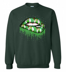Lip Boston Celtics Crewneck Sweatshirt - zezetee Lip Boston Celtics Crewneck Sweatshirt - zezetee