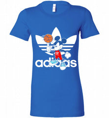 ADIDAS BASKETBALL MICKEY MOUSE DISNEY SPORTS Bella Ladies Tee - zezetee ADIDAS BASKETBALL MICKEY MOUSE DISNEY SPORTS Bella Ladies Tee - zezetee