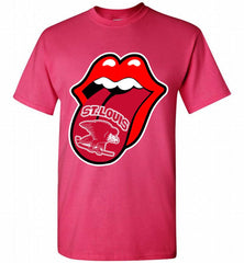 St Louis Eagles  x The Rolling Stones Logo Shirt - zezetee St Louis Eagles  x The Rolling Stones Logo Shirt - zezetee