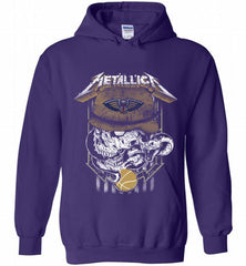 Metallica Skull Snake New Orleans Pelicans Hoodie - zezetee Metallica Skull Snake New Orleans Pelicans Hoodie - zezetee