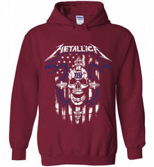 Metallica Snake Skull New York Giants Logo Hoodie - zezetee Metallica Snake Skull New York Giants Logo Hoodie - zezetee