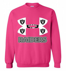 Under Armour Oakland Raiders Crewneck Sweatshirt - zezetee Under Armour Oakland Raiders Crewneck Sweatshirt - zezetee