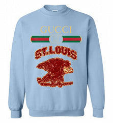 Gucci St Louis Eagles Logo Crewneck Sweatshirt - zezetee Gucci St Louis Eagles Logo Crewneck Sweatshirt - zezetee