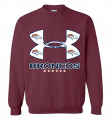 Under Armour Denver Broncos Crewneck Sweatshirt - zezetee Under Armour Denver Broncos Crewneck Sweatshirt - zezetee