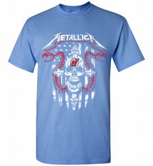 Metallica Snake Skull New Jersey Devils Logo Shirt - zezetee Metallica Snake Skull New Jersey Devils Logo Shirt - zezetee