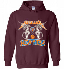 Metallica New York Knicks Logo Hoodie - zezetee Metallica New York Knicks Logo Hoodie - zezetee