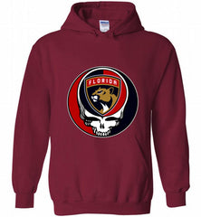 NHL TEAM FLORIDA PANTHERS X GRATEFUL DEAD LOGO BAND Hoodie - zezetee NHL TEAM FLORIDA PANTHERS X GRATEFUL DEAD LOGO BAND Hoodie - zezetee
