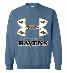 Under Armour Baltimore Ravens Crewneck Sweatshirt - zezetee Under Armour Baltimore Ravens Crewneck Sweatshirt - zezetee