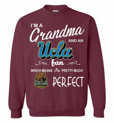 I'M A Grandma And A UCLA Bruins Fan Crewneck Sweatshirt - zezetee I'M A Grandma And A UCLA Bruins Fan Crewneck Sweatshirt - zezetee