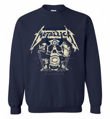 Metallica We Don't Give A Shit Winnipeg Jets Crewneck Sweatshirt - zezetee Metallica We Don't Give A Shit Winnipeg Jets Crewneck Sweatshirt - zezetee