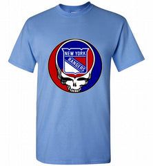 NHL TEAM NEW YORK RANGERS X GRATEFUL DEAD LOGO BAND Shirt - zezetee NHL TEAM NEW YORK RANGERS X GRATEFUL DEAD LOGO BAND Shirt - zezetee