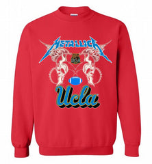 Metallica UCLA Bruins Logo Crewneck Sweatshirt - zezetee Metallica UCLA Bruins Logo Crewneck Sweatshirt - zezetee