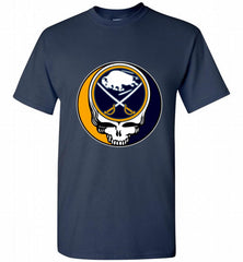 NHL TEAM BUFFALO SABRES X GRATEFUL DEAD LOGO BAND Shirt - zezetee NHL TEAM BUFFALO SABRES X GRATEFUL DEAD LOGO BAND Shirt - zezetee