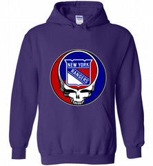 NHL TEAM NEW YORK RANGERS X GRATEFUL DEAD LOGO BAND Hoodie - zezetee NHL TEAM NEW YORK RANGERS X GRATEFUL DEAD LOGO BAND Hoodie - zezetee
