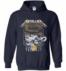 Metallica Skull Snake New Orleans Pelicans Hoodie - zezetee Metallica Skull Snake New Orleans Pelicans Hoodie - zezetee