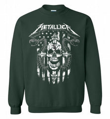 Metallica Chicago White Sox Logo Crewneck Sweatshirt - zezetee Metallica Chicago White Sox Logo Crewneck Sweatshirt - zezetee