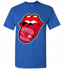 St Louis Eagles  x The Rolling Stones Logo Shirt - zezetee St Louis Eagles  x The Rolling Stones Logo Shirt - zezetee