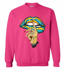 NFL Chargers Lip Shut The Fuck Up Crewneck Sweatshirt - zezetee NFL Chargers Lip Shut The Fuck Up Crewneck Sweatshirt - zezetee