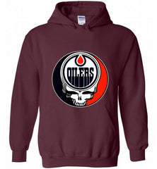 NHL TEAM EDMONTON OILERS X GRATEFUL DEAD LOGO BAND Hoodie - zezetee NHL TEAM EDMONTON OILERS X GRATEFUL DEAD LOGO BAND Hoodie - zezetee