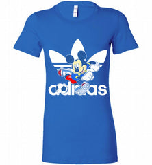 ADIDAS FOOTBALL MICKEY MOUSE DISNEY SPORTS Bella Ladies Tee - zezetee ADIDAS FOOTBALL MICKEY MOUSE DISNEY SPORTS Bella Ladies Tee - zezetee