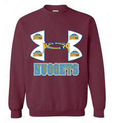 Under Armour Denver Nuggets Crewneck Sweatshirt - zezetee Under Armour Denver Nuggets Crewneck Sweatshirt - zezetee
