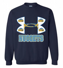 Under Armour Denver Nuggets Crewneck Sweatshirt - zezetee Under Armour Denver Nuggets Crewneck Sweatshirt - zezetee