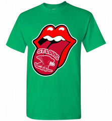St Louis Eagles  x The Rolling Stones Logo Shirt - zezetee St Louis Eagles  x The Rolling Stones Logo Shirt - zezetee