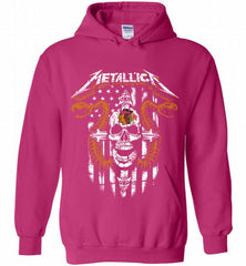 Metallica Snake Skull Chicago Blackhawks Logo Hoodie - zezetee Metallica Snake Skull Chicago Blackhawks Logo Hoodie - zezetee