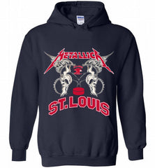 Metallica St Louis Eagles Logo Hoodie - zezetee Metallica St Louis Eagles Logo Hoodie - zezetee