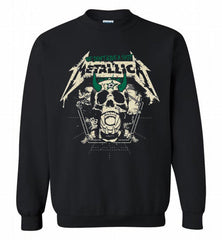 Metallica We Don't Give A Shit Dallas Stars Crewneck Sweatshirt - zezetee Metallica We Don't Give A Shit Dallas Stars Crewneck Sweatshirt - zezetee