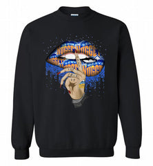 Denver Nuggets Lip Shut The Fuck Up Crewneck Sweatshirt - zezetee Denver Nuggets Lip Shut The Fuck Up Crewneck Sweatshirt - zezetee