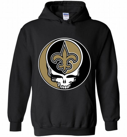 New Orleans Saints Grateful Dead Logo Band Hoodie - zezetee New Orleans Saints Grateful Dead Logo Band Hoodie - zezetee