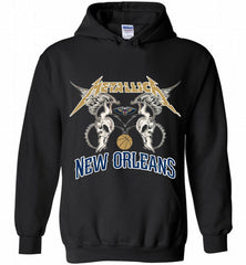 Metallica New Orleans Pelicans Logo Hoodie - zezetee Metallica New Orleans Pelicans Logo Hoodie - zezetee