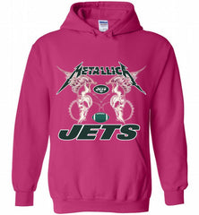 Metallica New York Jets Logo Hoodie - zezetee Metallica New York Jets Logo Hoodie - zezetee