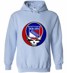 NHL TEAM NEW YORK RANGERS X GRATEFUL DEAD LOGO BAND Hoodie - zezetee NHL TEAM NEW YORK RANGERS X GRATEFUL DEAD LOGO BAND Hoodie - zezetee