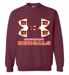 Under Armour Cincinnati Bengals Crewneck Sweatshirt - zezetee Under Armour Cincinnati Bengals Crewneck Sweatshirt - zezetee