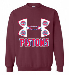 Under Armour Detroit Pistons Crewneck Sweatshirt - zezetee Under Armour Detroit Pistons Crewneck Sweatshirt - zezetee