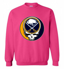 NHL TEAM BUFFALO SABRES X GRATEFUL DEAD LOGO BAND Crewneck Sweatshirt - zezetee NHL TEAM BUFFALO SABRES X GRATEFUL DEAD LOGO BAND Crewneck Sweatshirt - zezetee