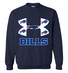 Under Armour Buffalo Bills Crewneck Sweatshirt - zezetee Under Armour Buffalo Bills Crewneck Sweatshirt - zezetee