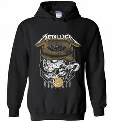 Metallica Skull Snake New Orleans Pelicans Hoodie - zezetee Metallica Skull Snake New Orleans Pelicans Hoodie - zezetee