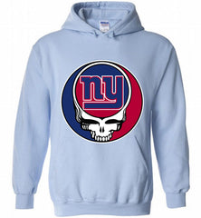 New York Giants Grateful Dead Logo Band Hoodie - zezetee New York Giants Grateful Dead Logo Band Hoodie - zezetee