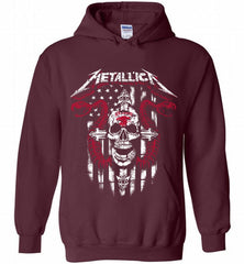 Metallica St Louis Eagles Logo Hoodie - zezetee Metallica St Louis Eagles Logo Hoodie - zezetee