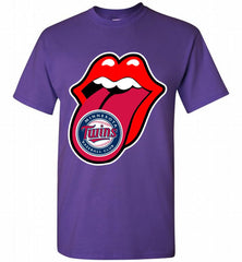 Minnesota Twins  x The Rolling Stones Logo Shirt - zezetee Minnesota Twins  x The Rolling Stones Logo Shirt - zezetee