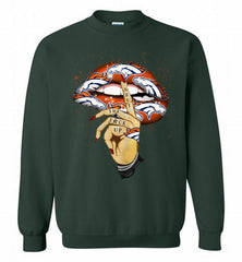 NFL Broncos Lip Shut The Fuck Up Crewneck Sweatshirt - zezetee NFL Broncos Lip Shut The Fuck Up Crewneck Sweatshirt - zezetee
